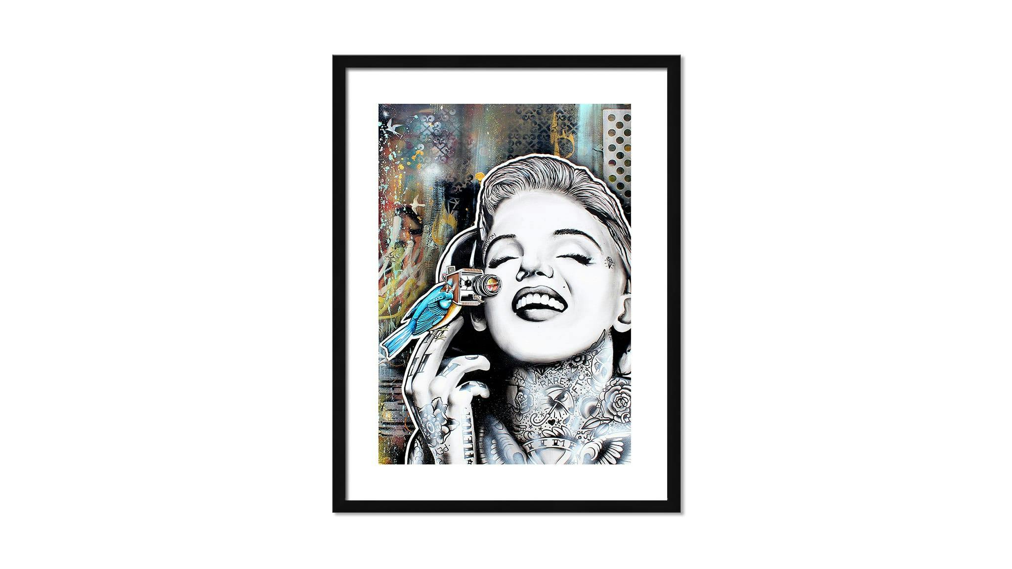 Paper w/ Black Frame